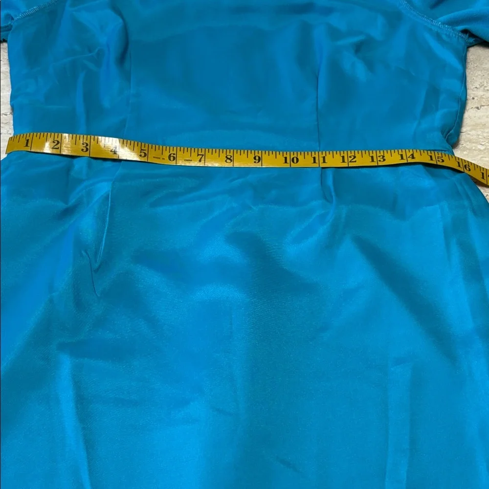 ANTONIO MELANI Vibrant Teal Dress-NWOT - Picture 9 of 11